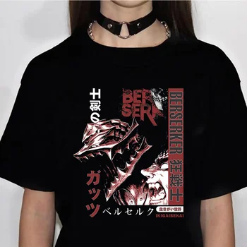 Berserk top ženy Y2K t shirt žena komické Japonský streetwear oblečenie
