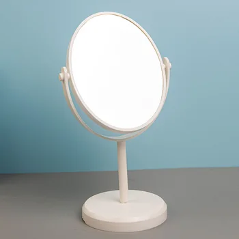 Desktop Make-Up Zrkadlo Jednej Strane Otočná Bielizníka Oválne Zrkadlo Stojace Zrkadlo Na Líčenie Domov Ubytovni Ploche Kozmetické Zrkadlá