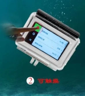 Pre Xiao YI II 2 4K Akcia Fotoaparát pod vodou Môže dotykový displej Vodotesné púzdro Prípade Potápanie Dotykový displej ochrana shell